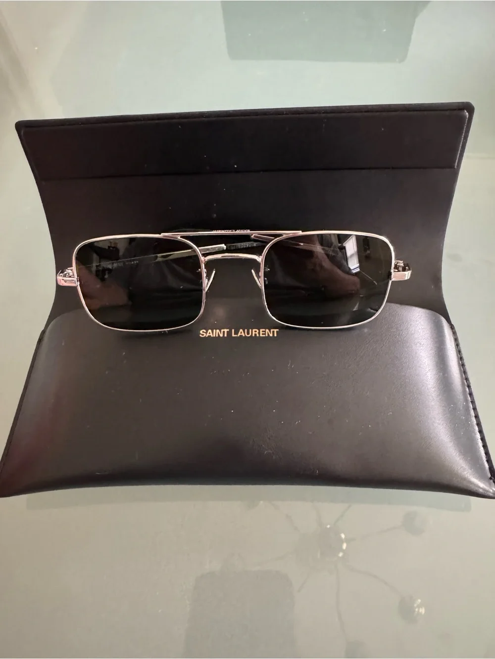 Saint Laurent metal bar sunglasses